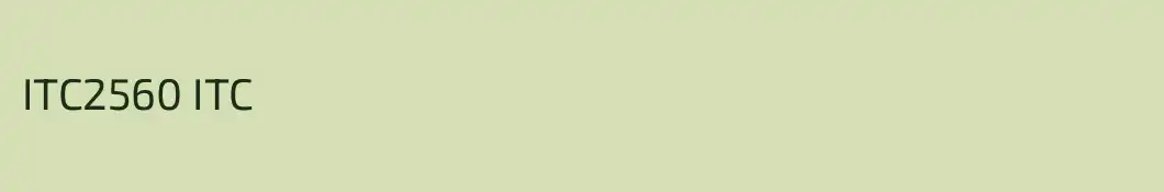 ITC2560 ITC